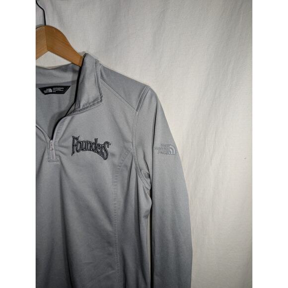 Founders Brewing Co Womens North Face Long Sleeve 1/4 Zip Sz M Grand Rapids MI - Picture 2 of 7